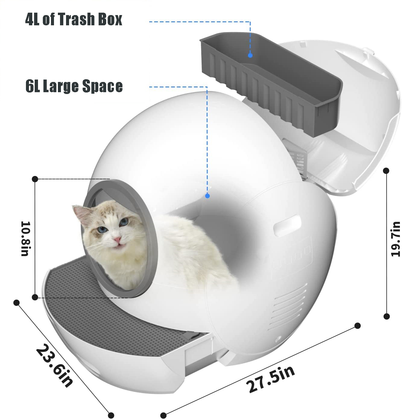 Self-Cleaning Cat Litter Box (4)